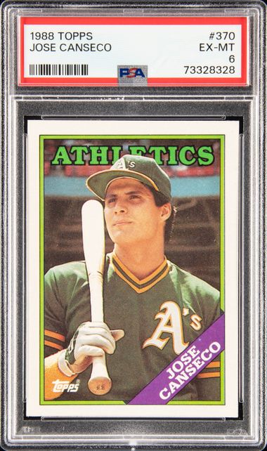 Sold at Auction: 1986 Topps Traded & Donruss Jose Canseco Rookie