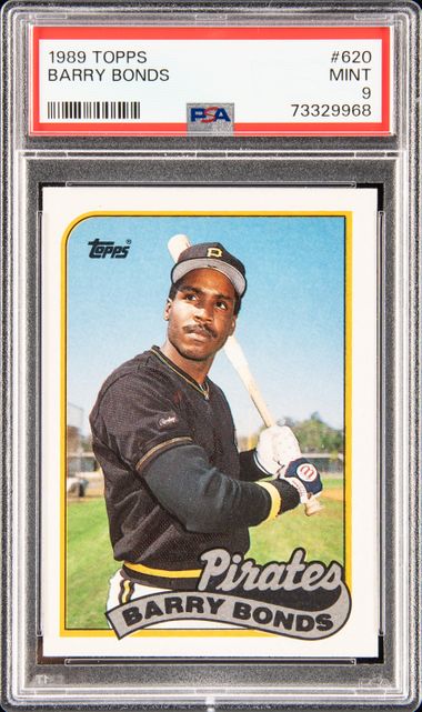 Barry Bonds Pittsburgh Pirates Giants 1986 Topps Rookie Card PSA