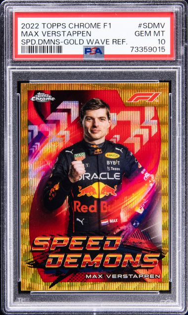 2021 Topps Dynasty Formula 1 Autograph Suit Zipper Patch #AZP-MV Max  Verstappen Signed Patch Card (#05/10) - PSA GEM MT 10, PSA/DNA Certified -  Pop 1 on Goldin Auctions