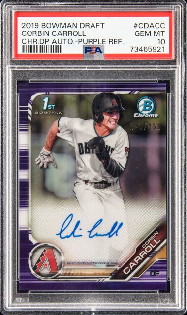 Bo Bichette 2016 1st Bowman Chrome Autograph Refractor Card /499 #CDA-BOB  BGS 9.5