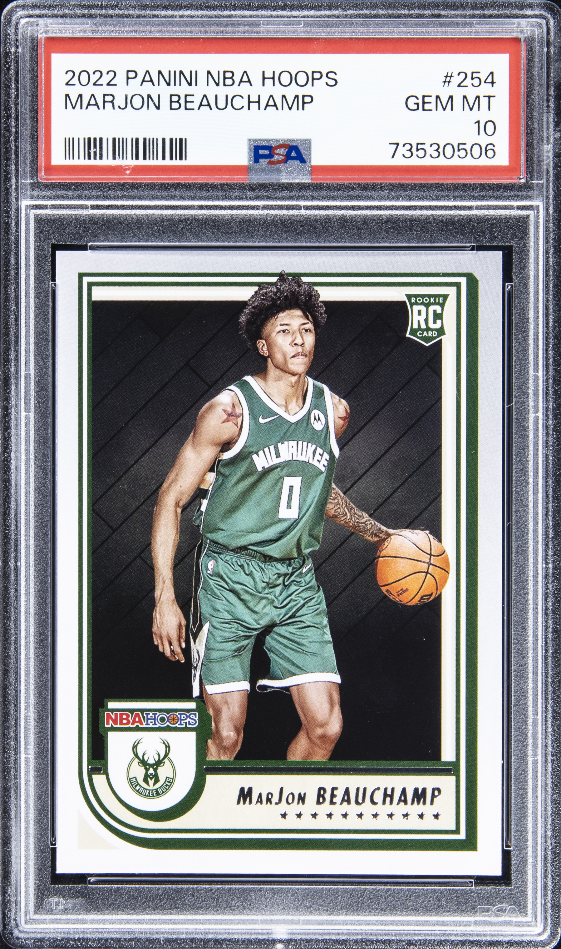 2022 Panini NBA Hoops 254 Marjon Beauchamp – PSA GEM MT 10