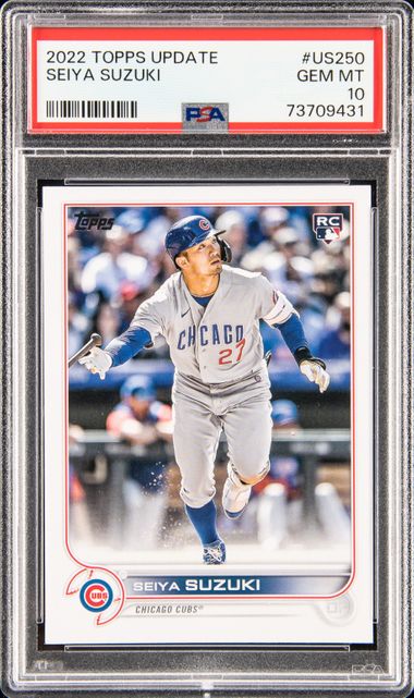 2022 Topps Update Series #US250 Seiya Suzuki - Chicago Cubs BASE