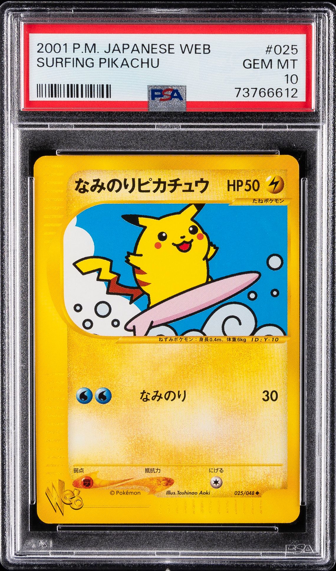 PIKACHU POKEMON JAPANESE WEB 2001