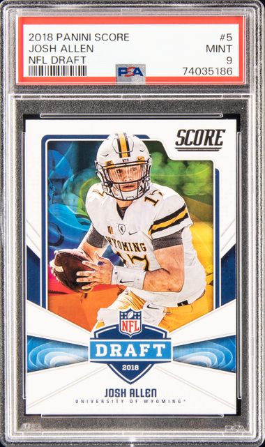 2018 Panini Score JOSH ALLEN #5 NFL Draft 