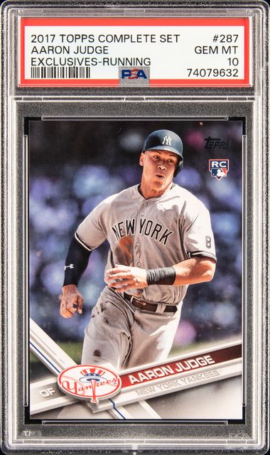 2017 Topps Baseball #287 Aaron Judge Rookie Card