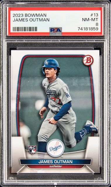 2023 Topps Big League #18 James Outman Dodgers Rookie RC Baseball Card