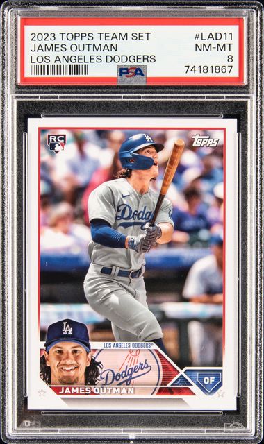 2023 Big League JAMES OUTMAN RC Rookie Card #18 Topps BL Dodgers