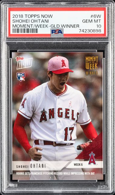 2018 Topps Now Moment Of The Year #MOY-6 Albert Pujols/Mike Trout 
