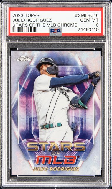 2023 Topps Stars Of The MLB Chrome Smlbc16 Julio Rodriguez – PSA