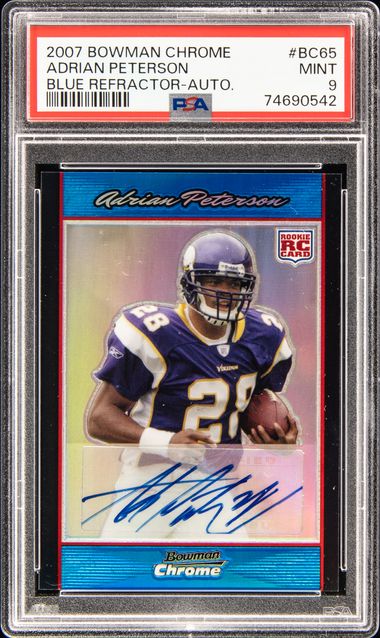 TOPPS ADRIAN PETERSON 2007