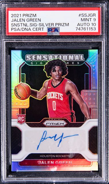 Jalen shops Green Sensational Signatures Rookie Auto