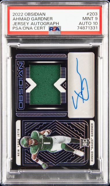 Popular 2022 Black Ahmad Sauce Gardner Jersey Auto RPA /25