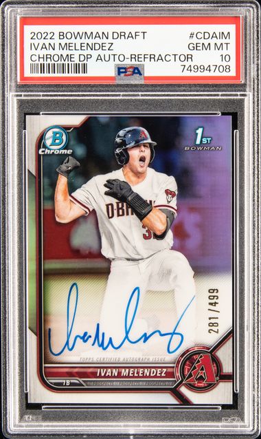 2022 Bowman Draft Chrome Draft Pick Autographs Refractor Cdaim