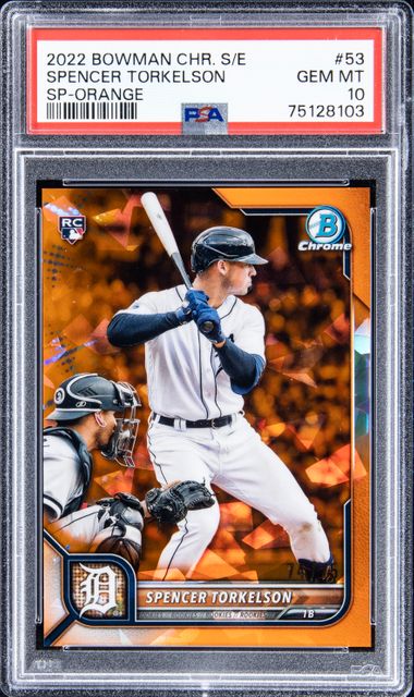 2022 Topps Complete Sets SPENCER TORKELSON Rookie Image Variation TIGERS RC  #658