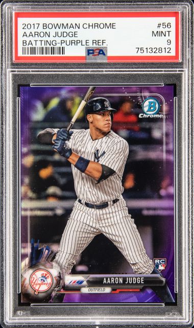 2017 Bowman Aaron Judge RC + 9 Card 2021 Aaron Judge 2024 Lot