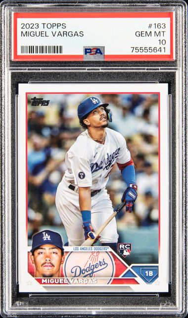 2023 Topps 163 Miguel Vargas – PSA GEM MT 10 on Goldin Auctions