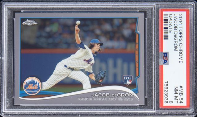  Jacob Degrom 2014 Topps Update Baseball Rookie Card