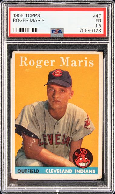 Card of the Day: 1958 Topps Roger Maris rookie card