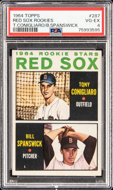 1964 Topps #287 Tony Conigliaro Boston Red Sox Rookie Baseball