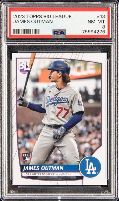 2023 Big League JAMES OUTMAN RC Rookie Card #18 Topps BL Dodgers