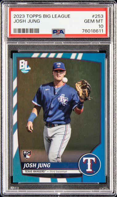 Josh Jung Texas Rangers 2023 Topps # 529 Rookie Card