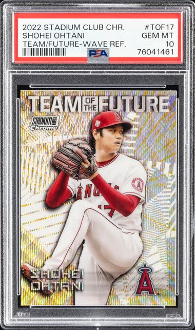 2022 Topps Stadium Club Chrome Team Of The Future Wave