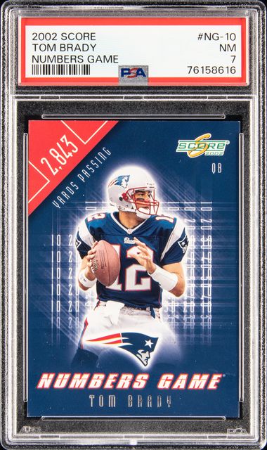 Tom Brady Card 2002 Fleer Maximum #1