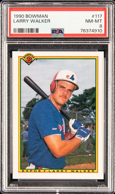 1990 Topps #757 Larry Walker Rookie Card – PSA NM-MT 8 on Goldin Auctions