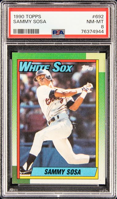 Sammy Sosa 1990 Fleer Rookie Card (PSA)