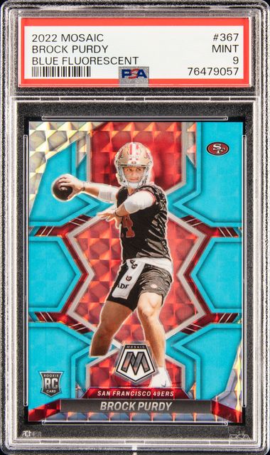 2022 Panini Mosaic BROCK PURDY Rookie Card #367 San Francisco