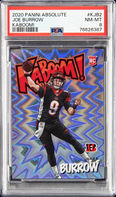 2021 Panini Absolute Kaboom! K17 Joe Montana – PSA MINT 9 on