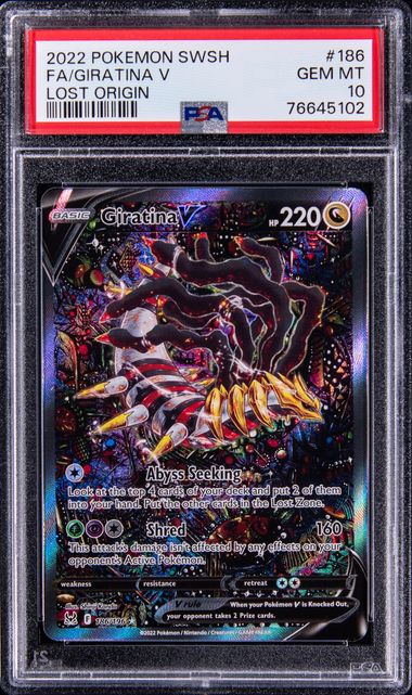 LOST ORIGIN Giratina V Full Art PSA GEM MINT sale 10