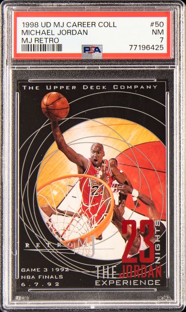 1998 Upper Deck MJ Career Collection MJ Retro 50 Michael Jordan