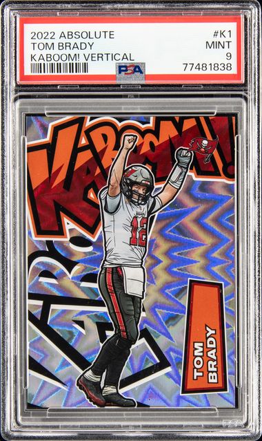 2022 Panini Absolute Kaboom! Horizontal Green #KH1 Tom Brady (#1/1) - PSA  MINT 9 on Goldin Auctions