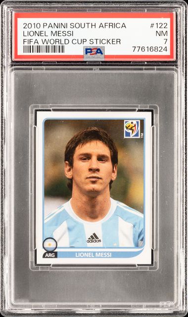 2010 Panini South Africa Fifa World Cup Sticker #122 Lionel Messi