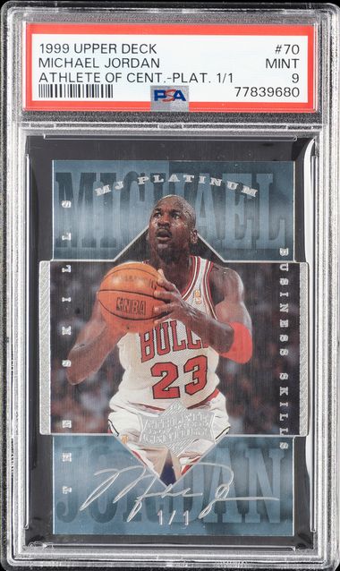 1999-00 Upper Deck MJ Athlete Of The Century Platinum #70