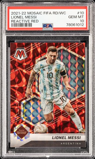 2021-2022 Panini Mosaic Fifa Road To World Cup Reactive Red #10