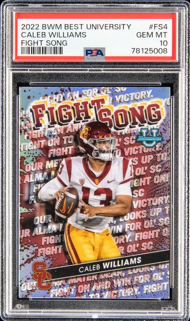 2023 Leaf Draft V2 B2-2 Caleb Williams – PSA GEM MT 10 on Goldin Auctions