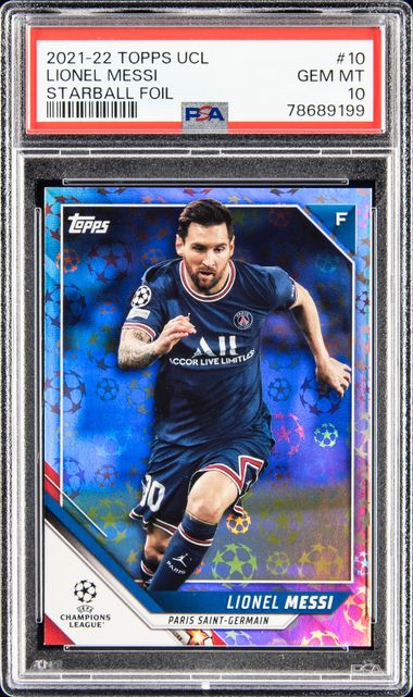 2021-2022 Topps Uefa Champions League Starball Foil 10 Lionel 