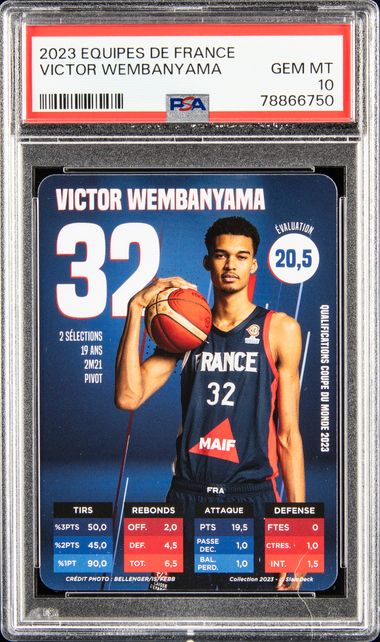 2023-24 Slam Deck Collection Equipes De France Victor Wembanyama