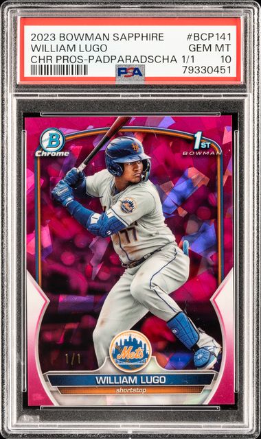 Brandon Mayea 2023 Bowman Chrome Sapphire Edition Prospects