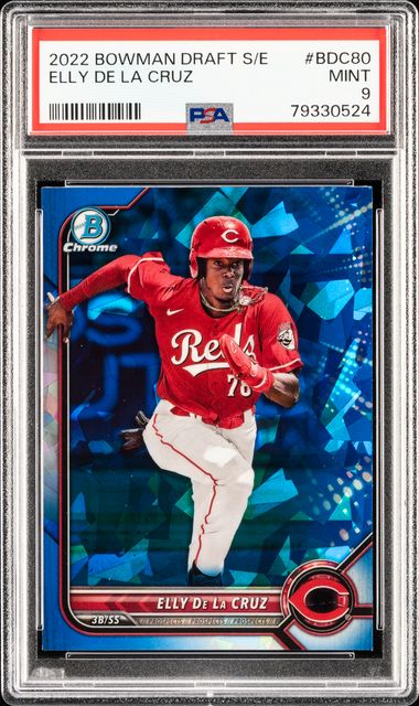 Elly De La Cruz Rookie 1st Bowman 2022 Bowman Prospects #BP50, Reds –