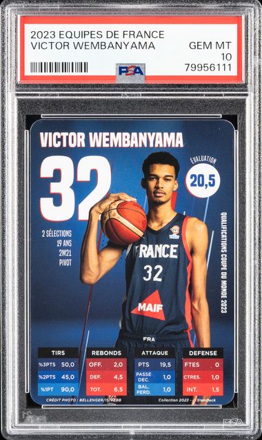 2023-24 Panini Instant RPS First Look #RPS-1 Victor Wembanyama Rookie Card  (/16791) – PSA GEM MT 10 on Goldin Auctions