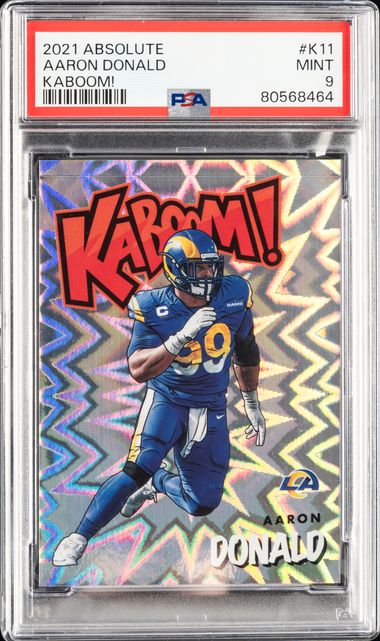 2021 Panini Absolute Kaboom! #K17 Joe Montana - PSA 9 on Goldin