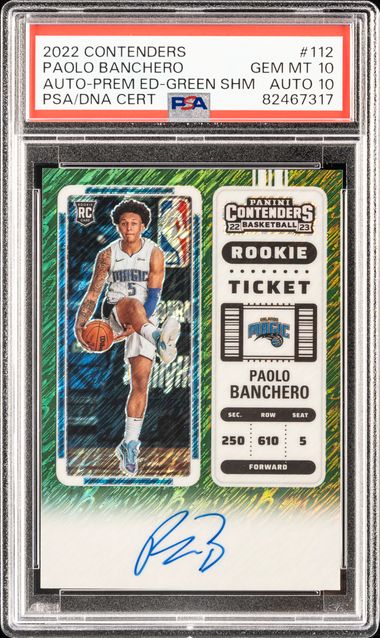 2022-23 Panini Contenders Rookie Ticket Autograph Premium Edition