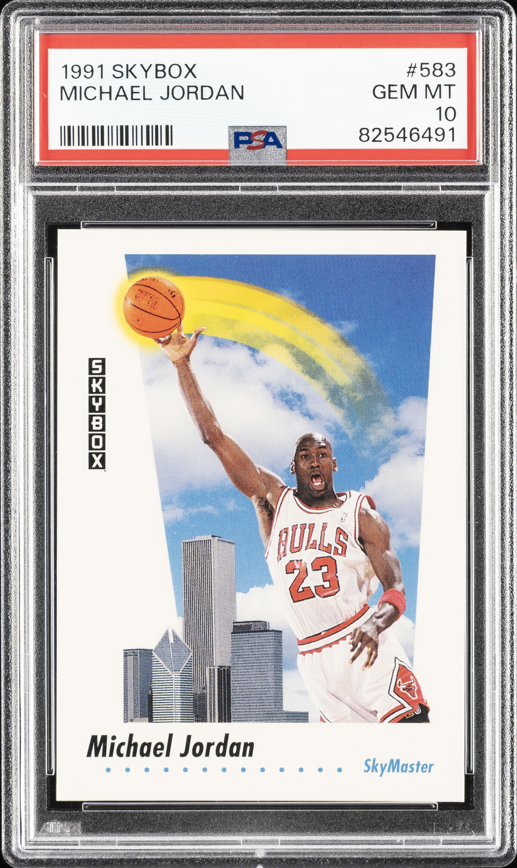 1991-92 Skybox #583 Michael Jordan – PSA GEM MT 10
