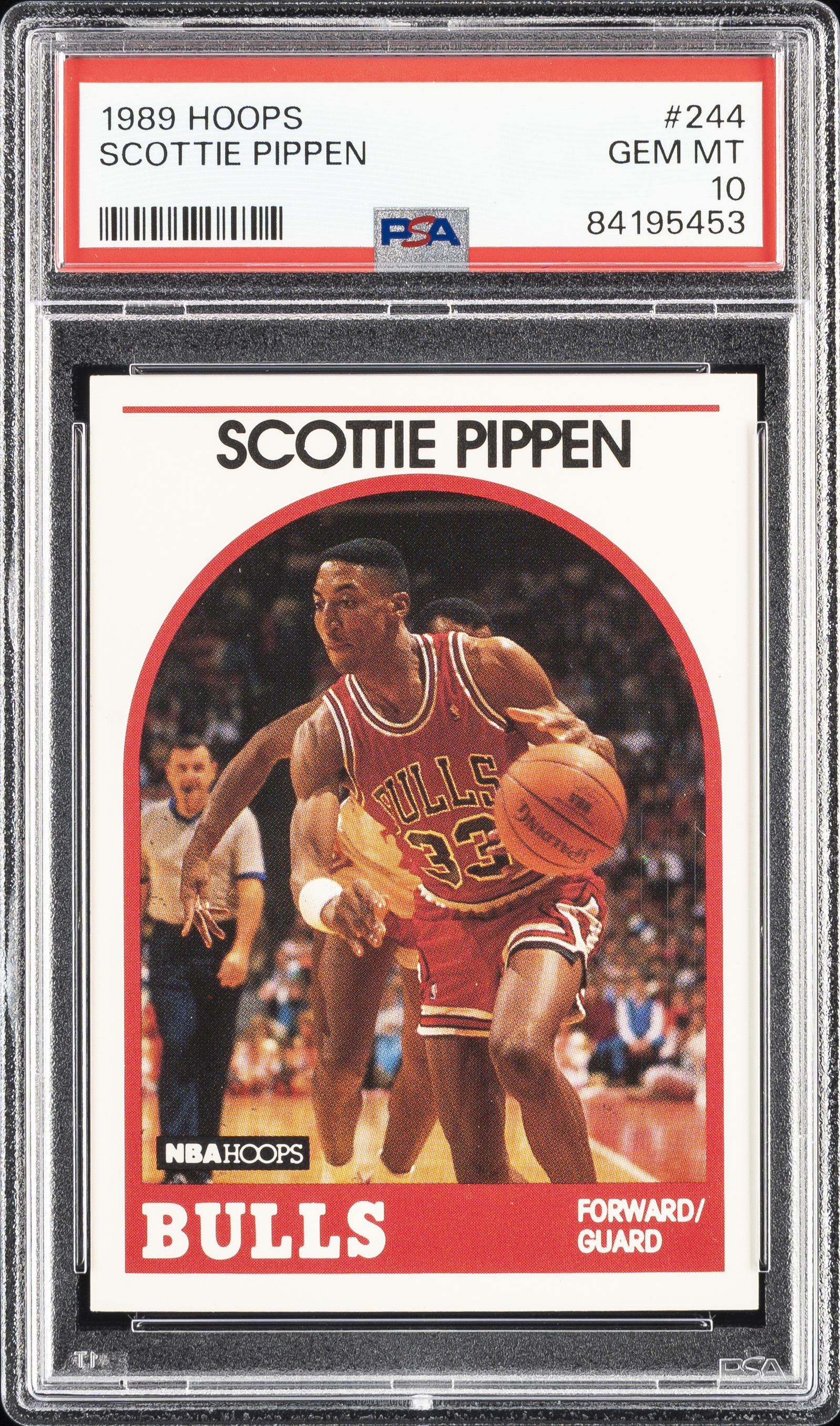 1989-90 Hoops #244 Scottie Pippen – PSA GEM MT 10