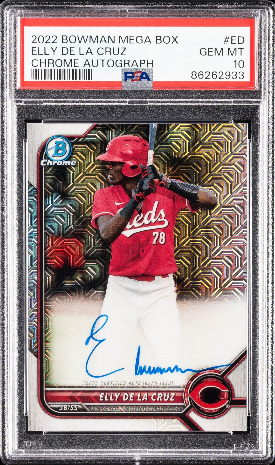 CRUZ BOWMAN MEGA BOX CHROME AUTOGRAPHS 2022