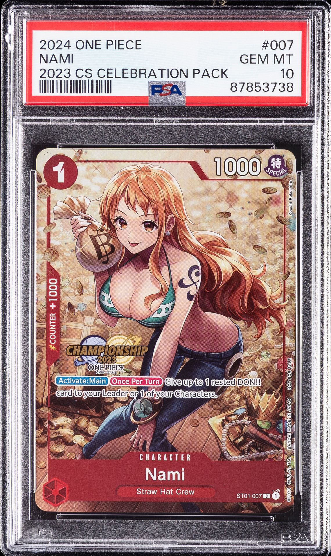 NAMI ONE PIECE CHAMPIONSHIP 2023 CELEBRATION PACK 2024