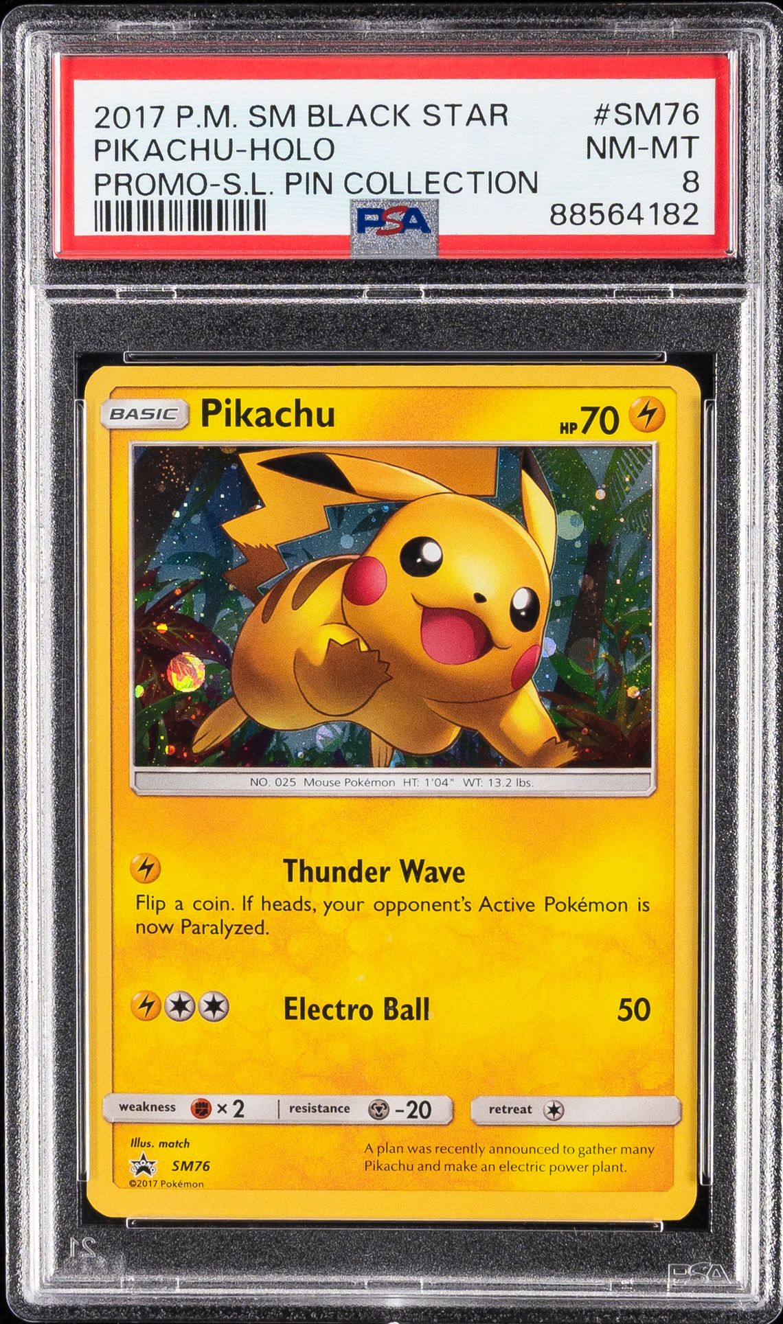 #SM76 PIKACHU-HOLO